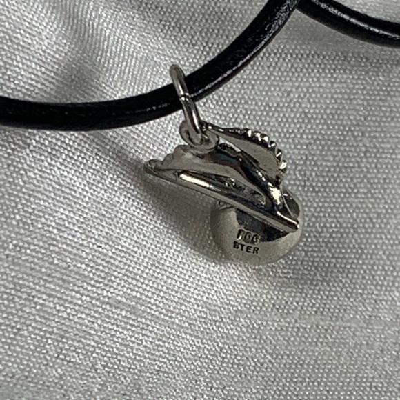 Sterling peach pendant - Picture 3 of 6